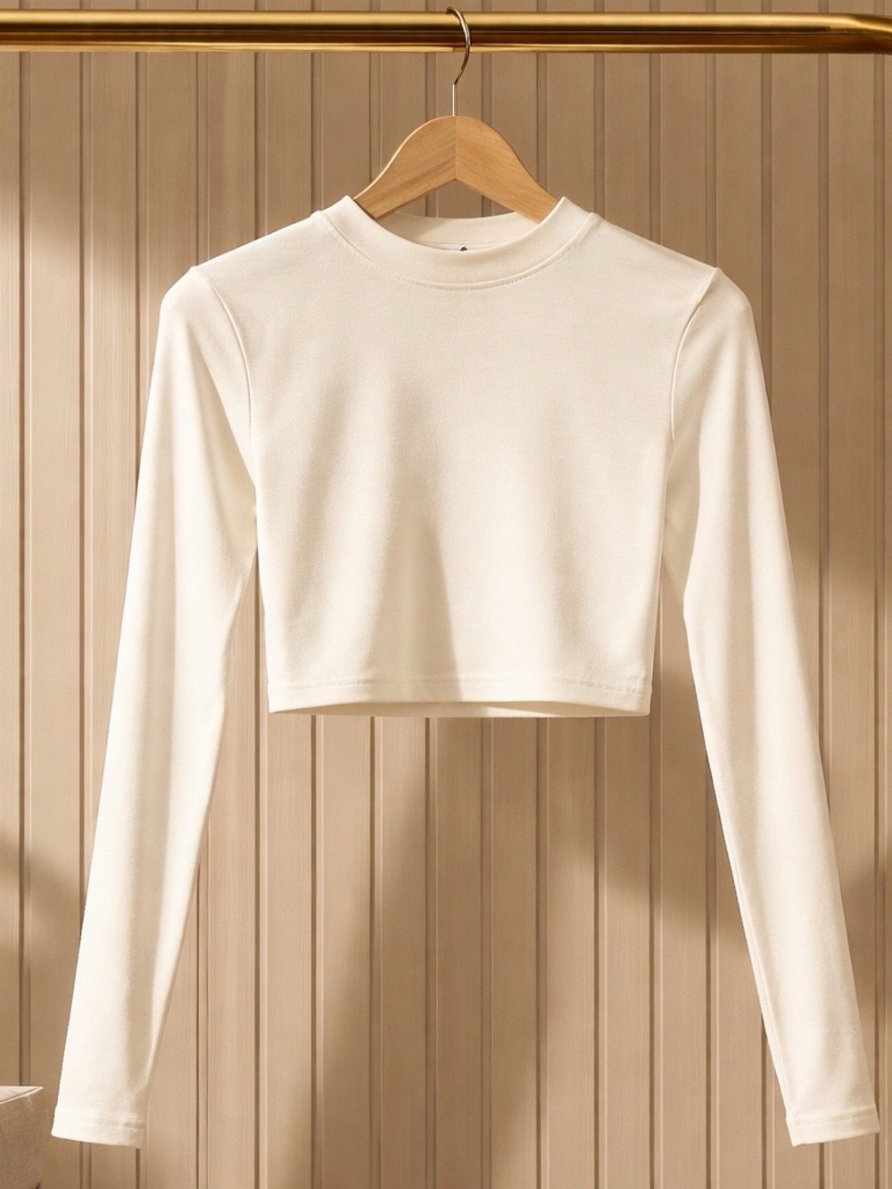 NWT Ivory Crop Top with Midi Skirt, 2 piece by Naked Wardrobe - Picture 4 of 12